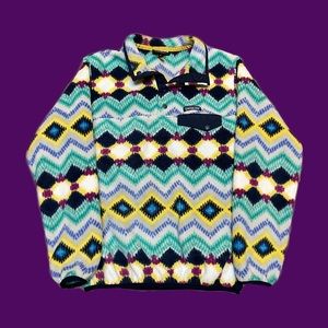 Patagonia Western Aztec Fleece Synchilla Pullover Women’s Size Medium